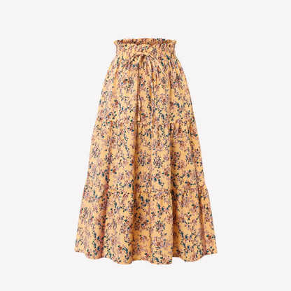 Women's Commuter Elegant Chic Floral Dress With A Full Skirt