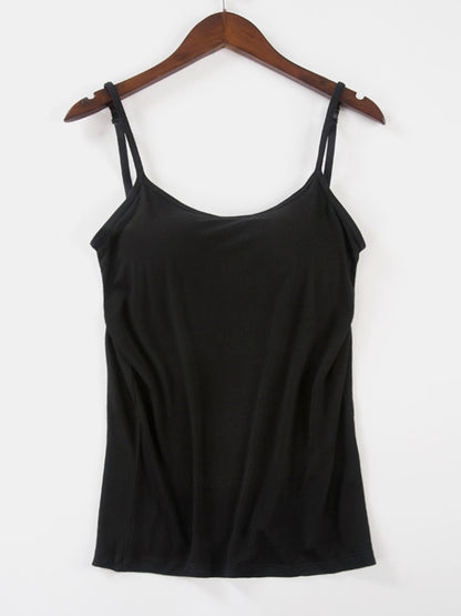 Scoop Neck Adjustable Strap Cami – product image 14