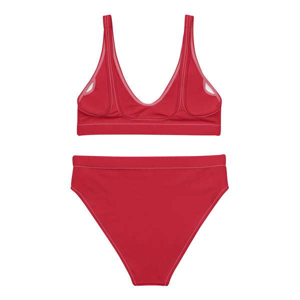 Red Upstormed High-Waisted Bikini