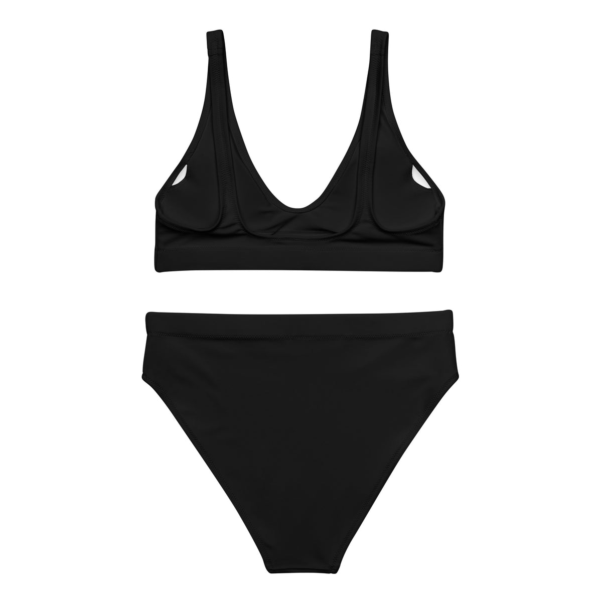 Black Upstormed High-Waisted Bikini