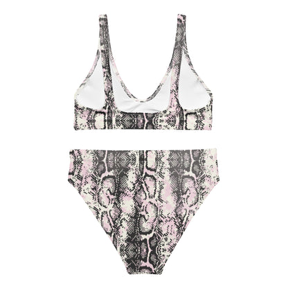 Snake Pattern Upstormed High-Waisted Bikini
