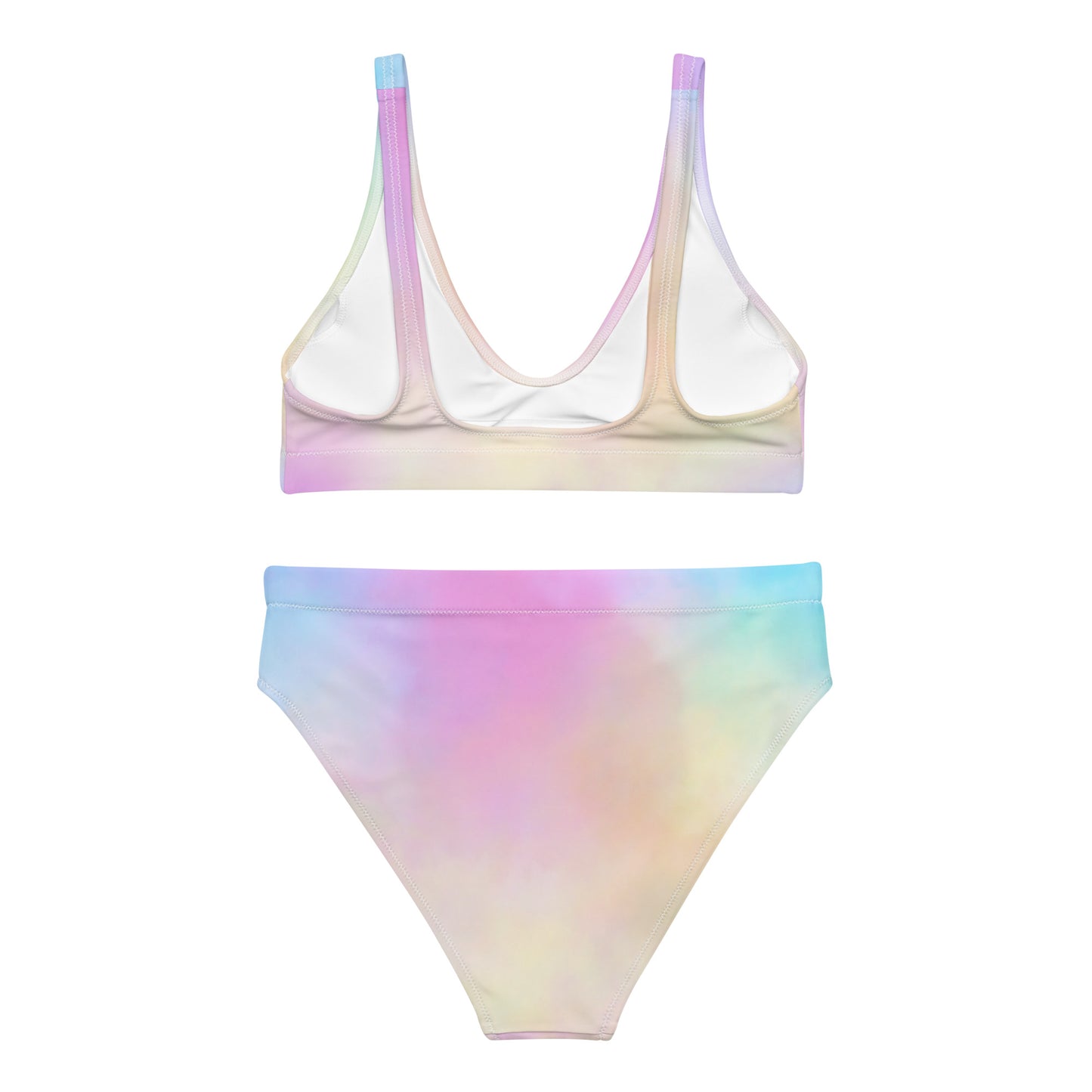 Cotton Candy Upstormed High-Waisted Bikini