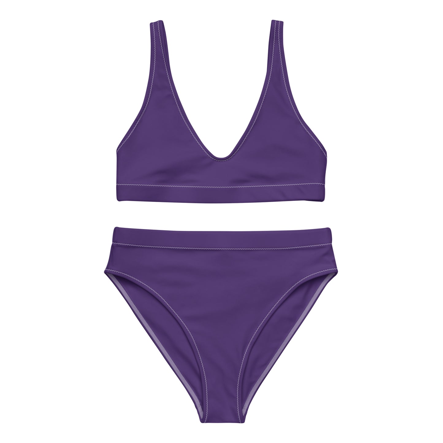 Purple Upstormed High-Waisted Bikini