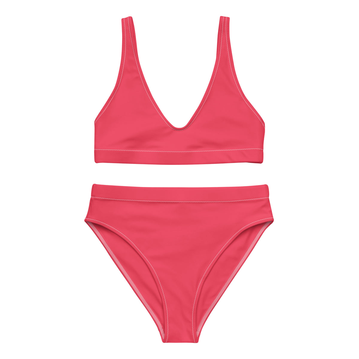 Radical Red Upstormed High-Waisted Bikini