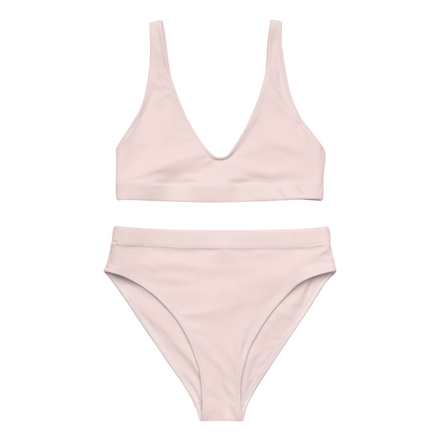 Misty Rose Upstormed High-Waisted Bikini