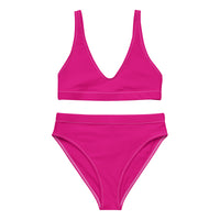 Violet Red Upstormed High-Waisted Bikini