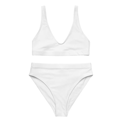 White High-Waisted Bikini By Upstormed