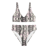 Snake Pattern Upstormed High-Waisted Bikini