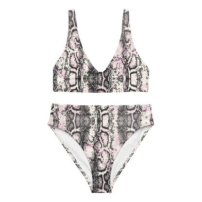 Snake Pattern Upstormed High-Waisted Bikini