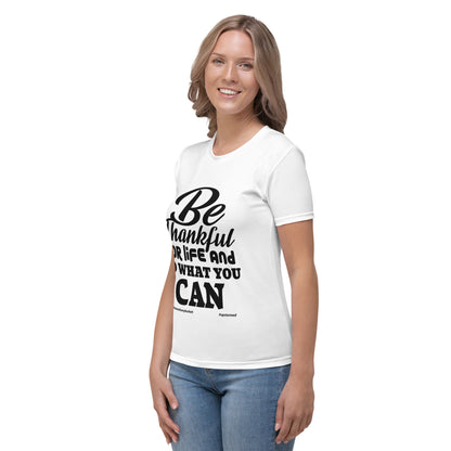 Be Thankful For Life Women's T-shirt – product image 6