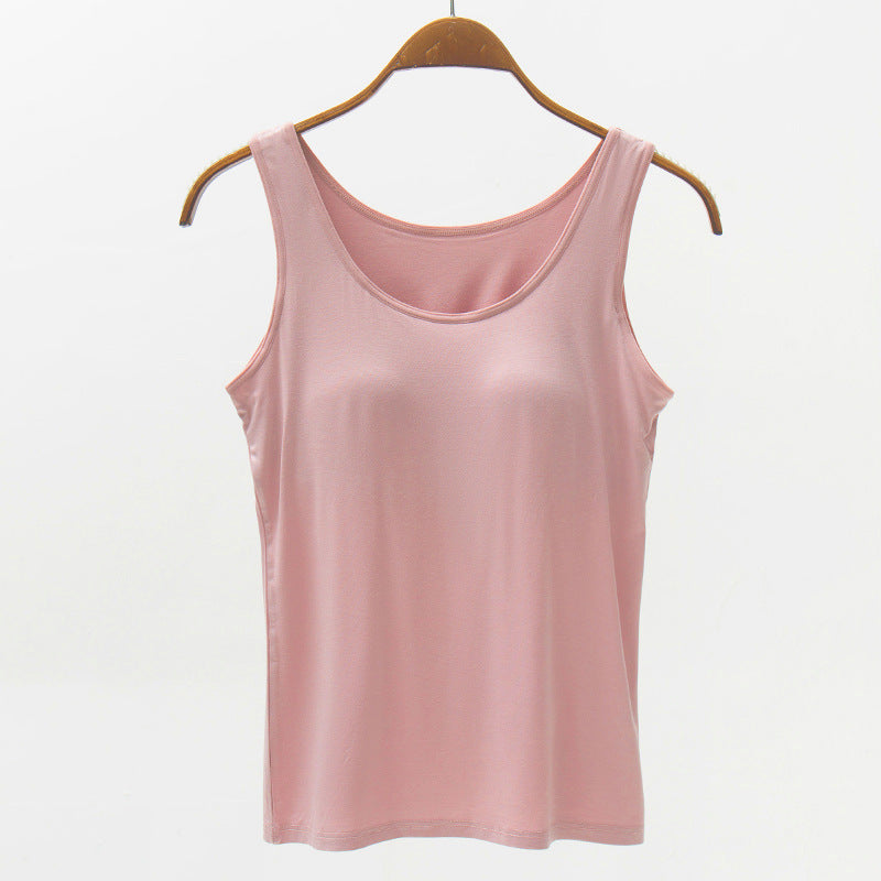 Full Size Wide Strap Modal Tank with Bra – product image 9