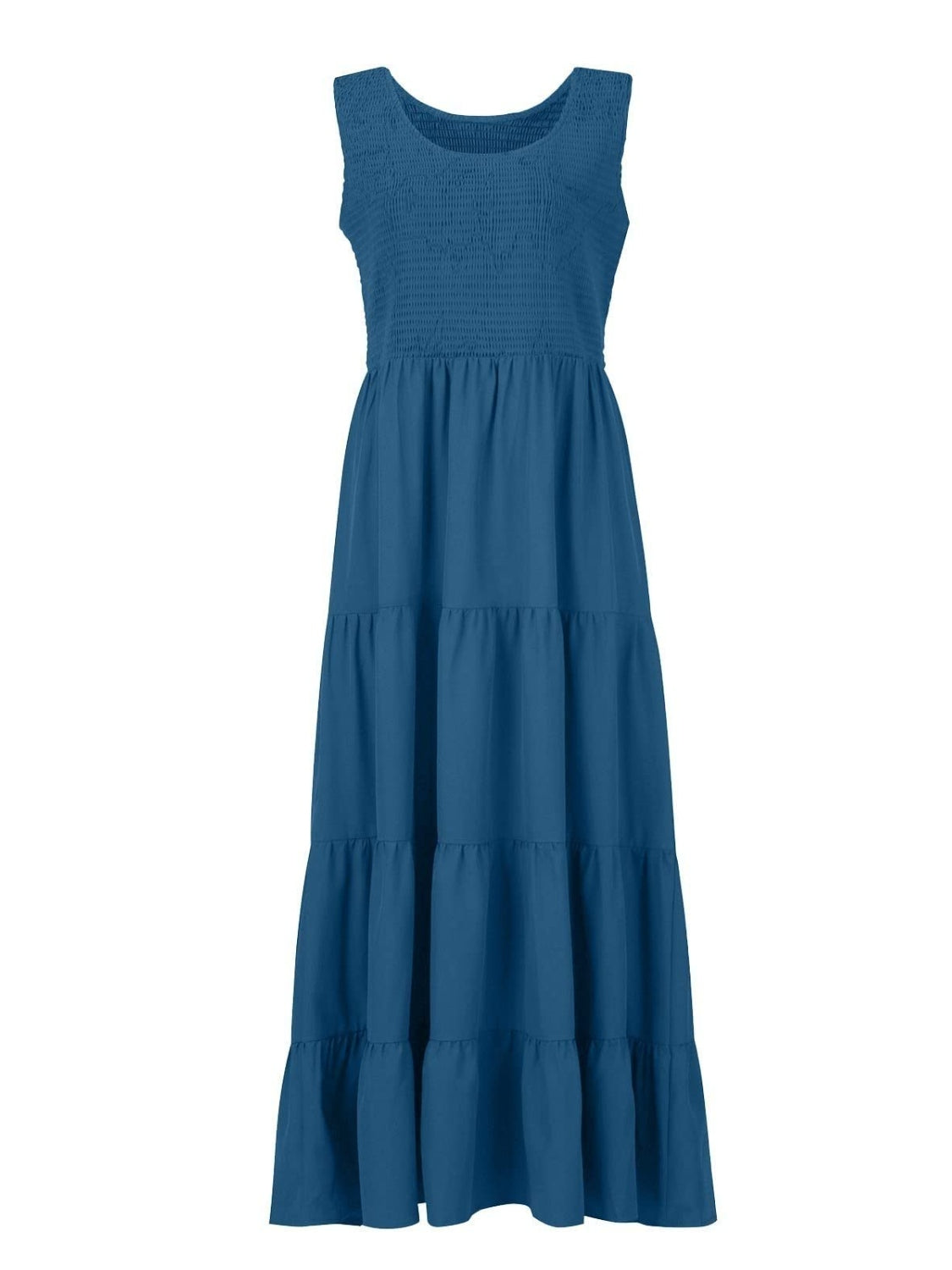 Tiered Smocked Wide Strap Dress – product image 17