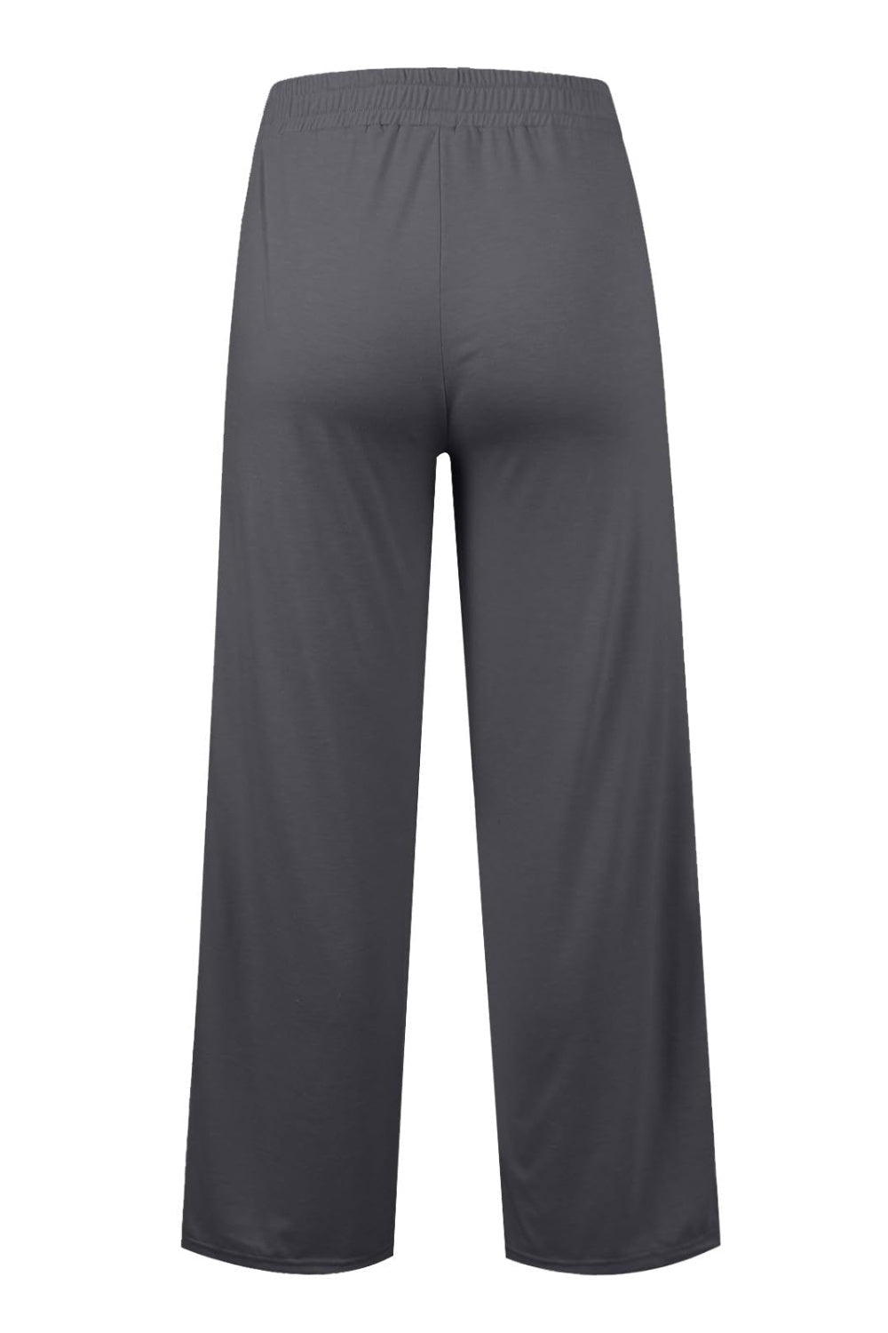 Drawstring Elastic Waist Wide Leg Pants – product image 29