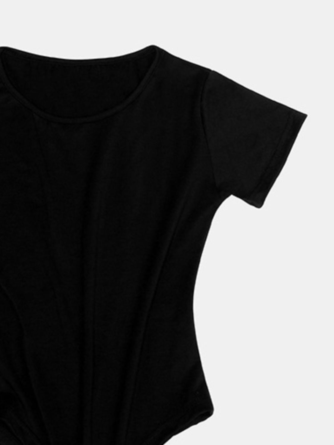 Full Size Round Neck Short Sleeve Bodysuit – product image 16