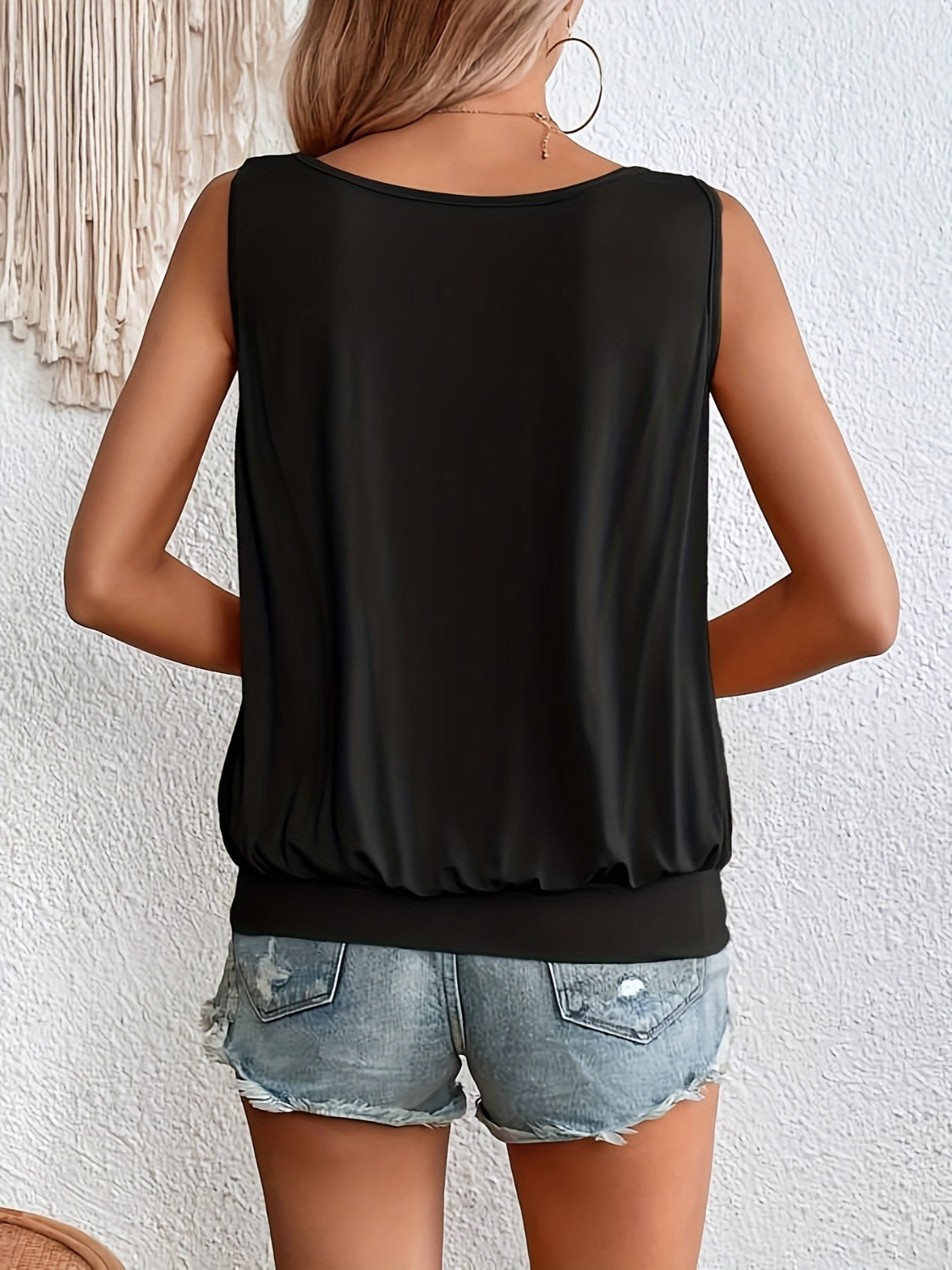 Full Size Ruched Scoop Neck Tank – product image 11