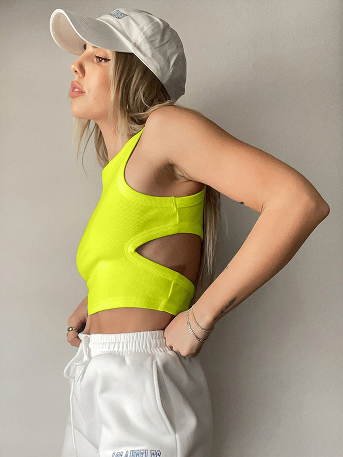 Cutout Round Neck Tank – product image 23