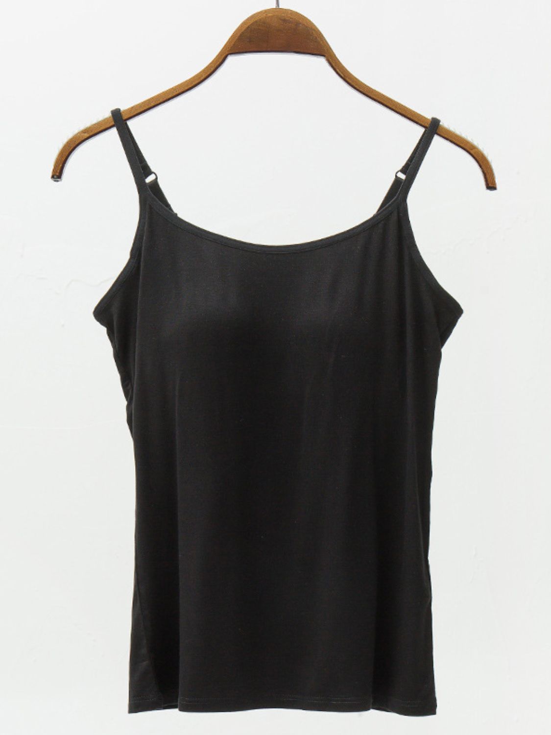 Full Size Adjustable Strap Modal Cami with Bra – product image 7