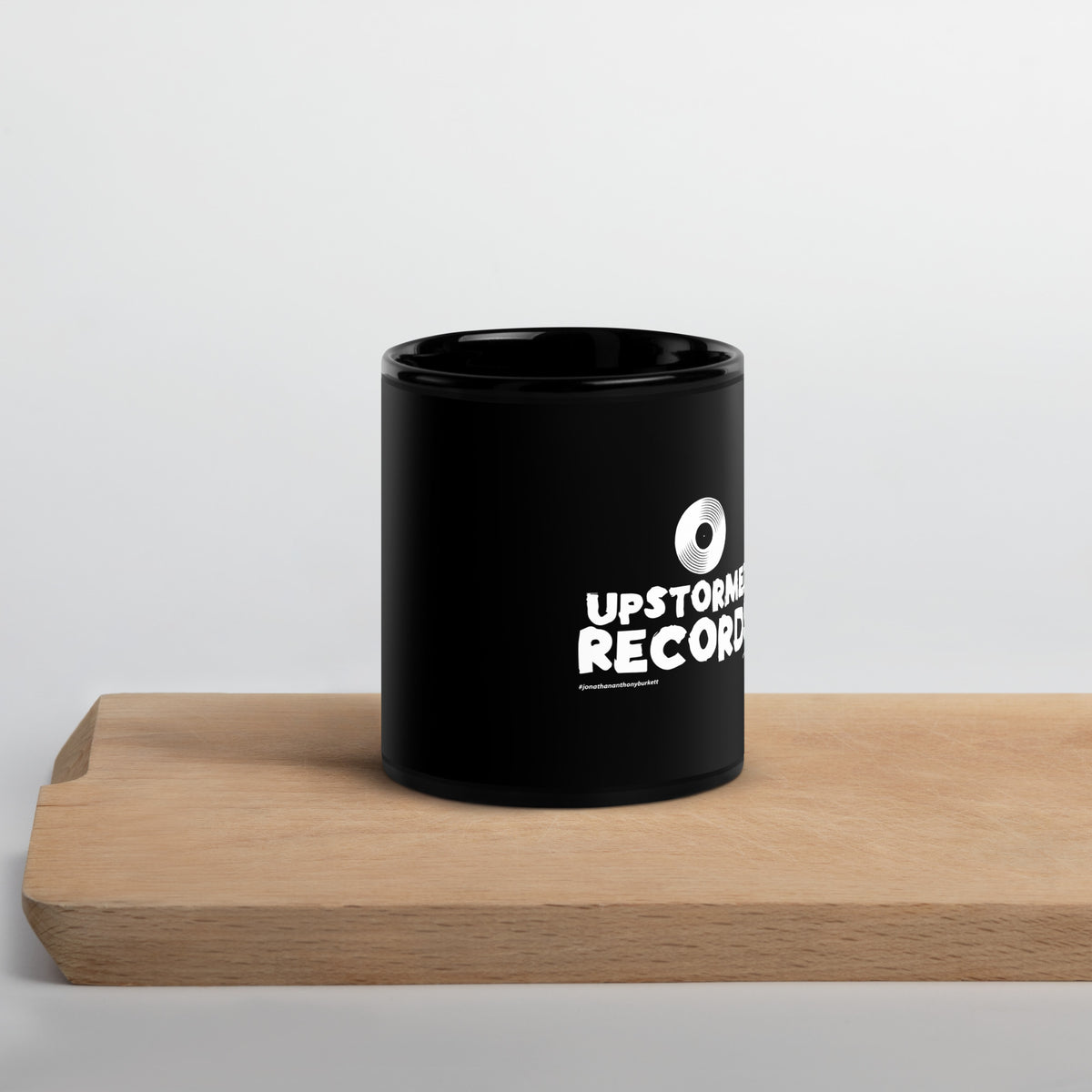 Upstormed Records Black Glossy Mug