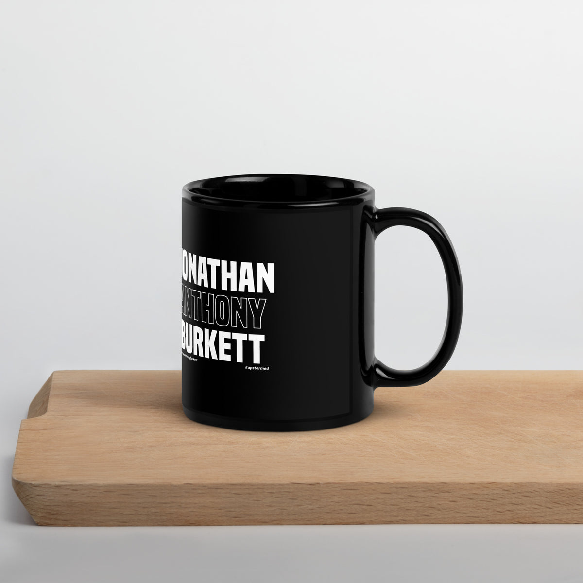 Jonathan Anthony Burkett Upstormed Black Glossy Mug