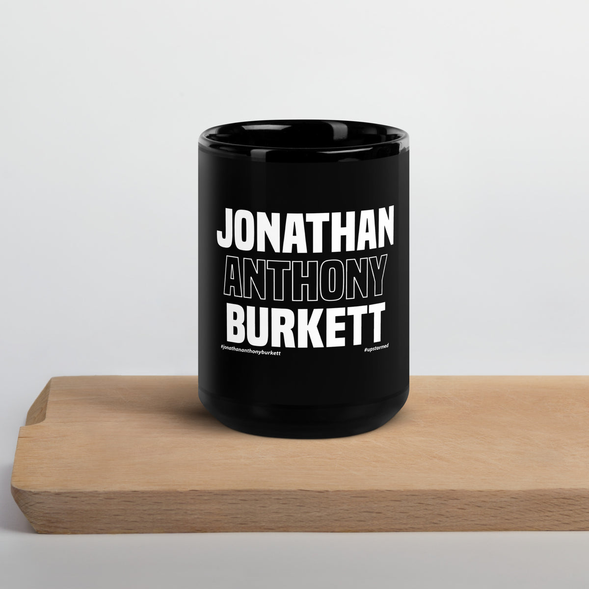 Jonathan Anthony Burkett Upstormed Black Glossy Mug