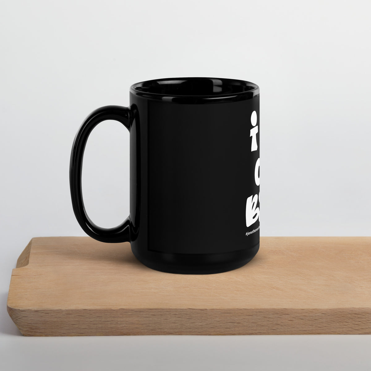 I Can Only Be Me Upstormed Black Glossy Mug