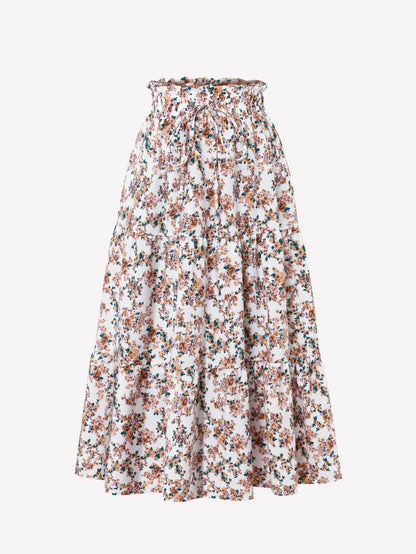 Women's Commuter Elegant Chic Floral Dress With A Full Skirt