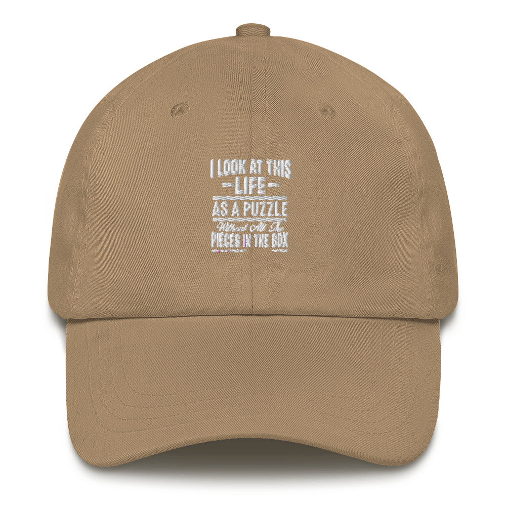 I Look At This Life As A Puzzle Upstormed Hat