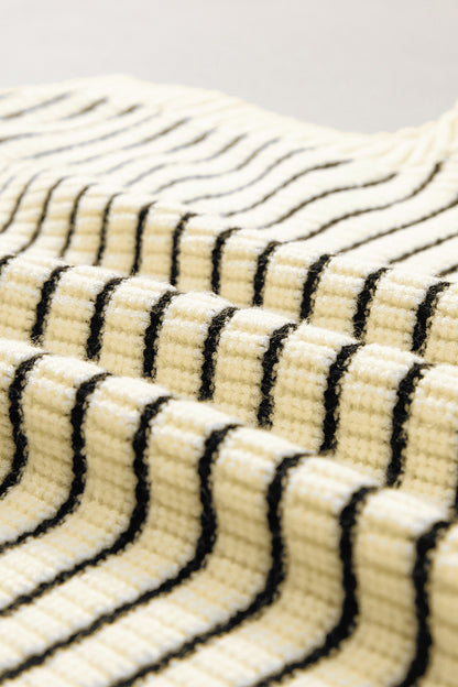 Striped Collared Neck Tank – product image 7