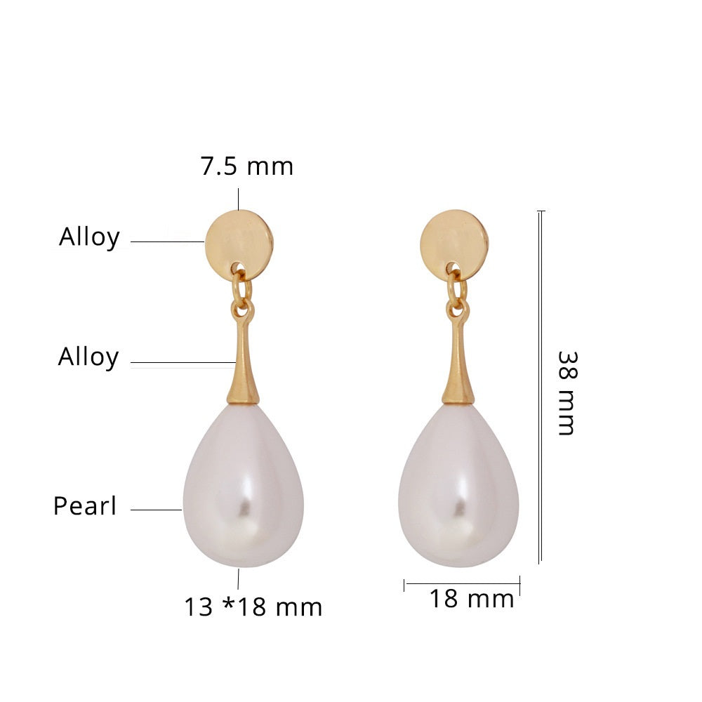 Simple Elegant Pearl Ear Clip Without Pierced Women