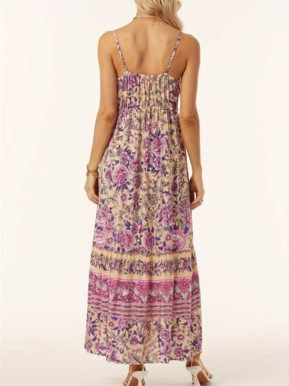 Printed Scoop Neck Midi Cami Dress – product image 6
