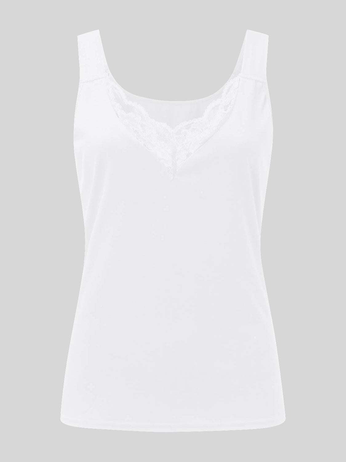 Full Size Lace Detail Sweetheart Neck Tank – product image 2