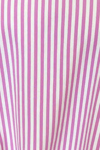 Striped Round Neck Three-Quarter Sleeve T-Shirt