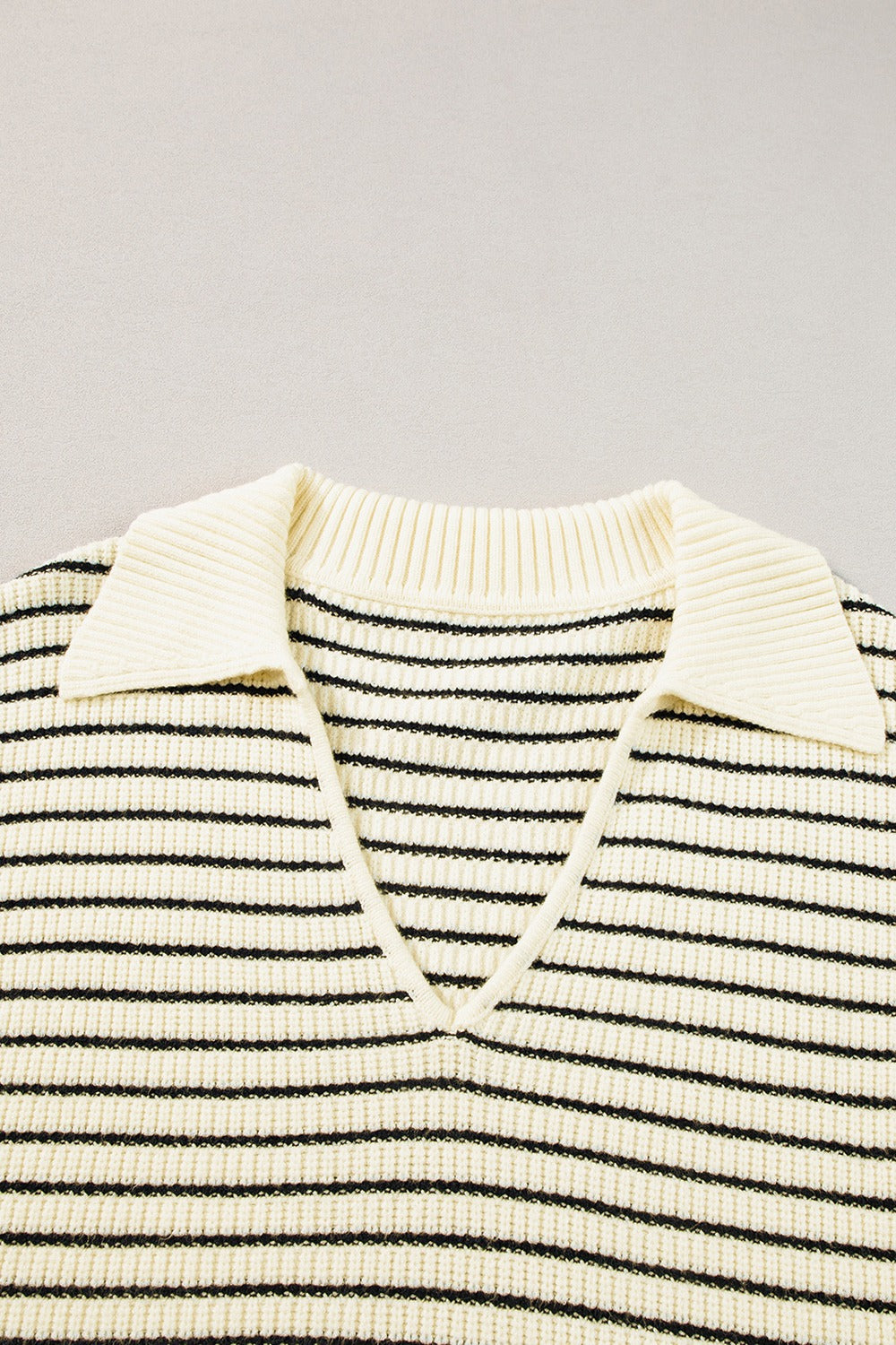 Striped Collared Neck Tank – product image 4