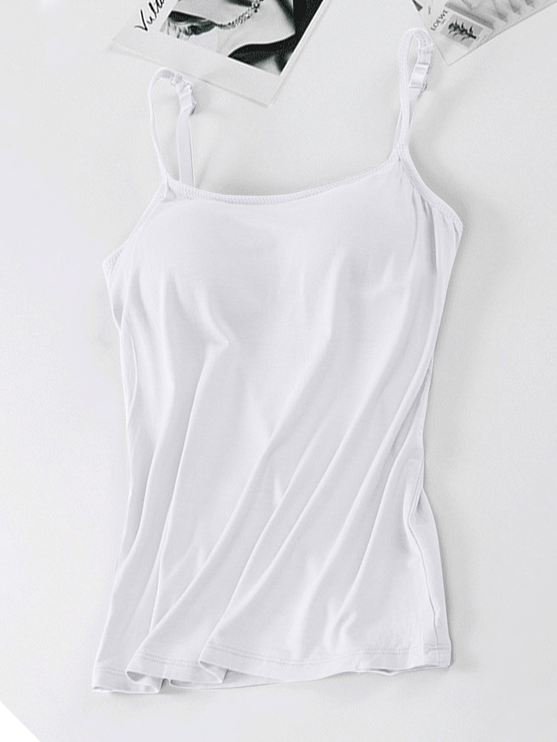 Scoop Neck Adjustable Strap Cami – product image 10