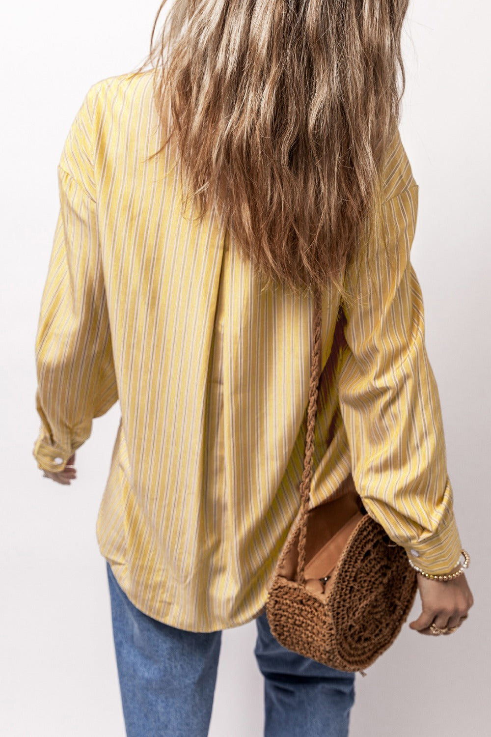 Striped Button Up Long Sleeve Shirt – product image 12