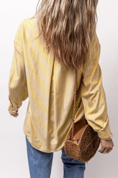 Striped Button Up Long Sleeve Shirt – product image 12
