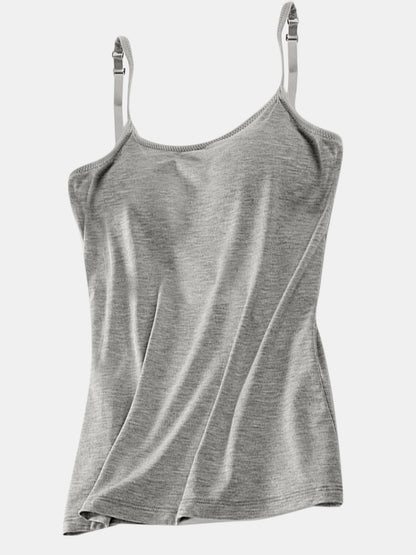 Scoop Neck Adjustable Strap Cami – product image 7