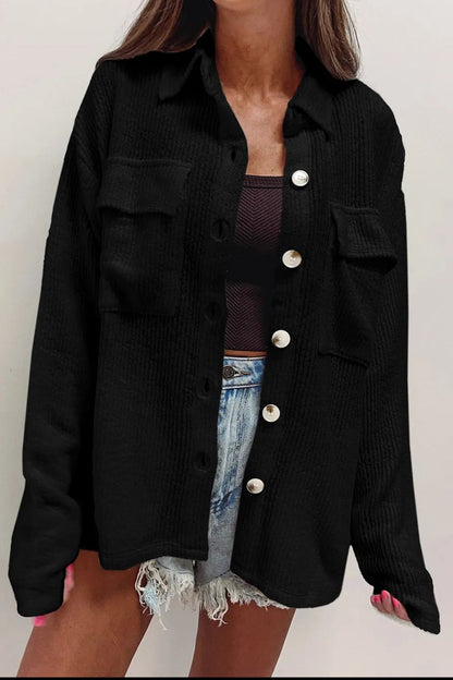Button Up Long Sleeve Shacket – product image 10