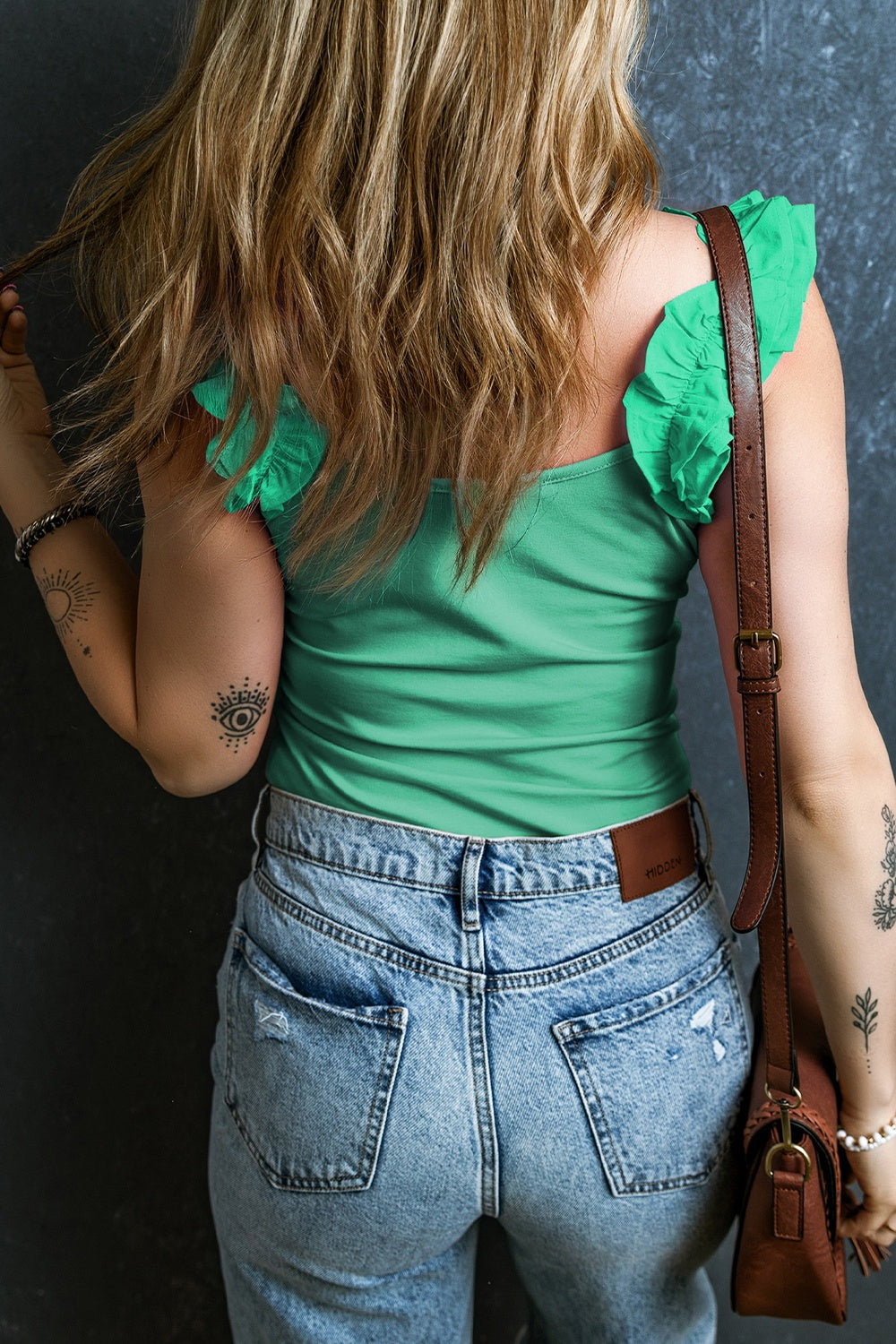 Ruffled Round Neck Tank – product image 8