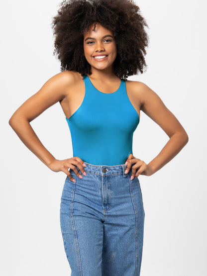 Full Size Round Neck Wide Strap Bodysuit – product image 11