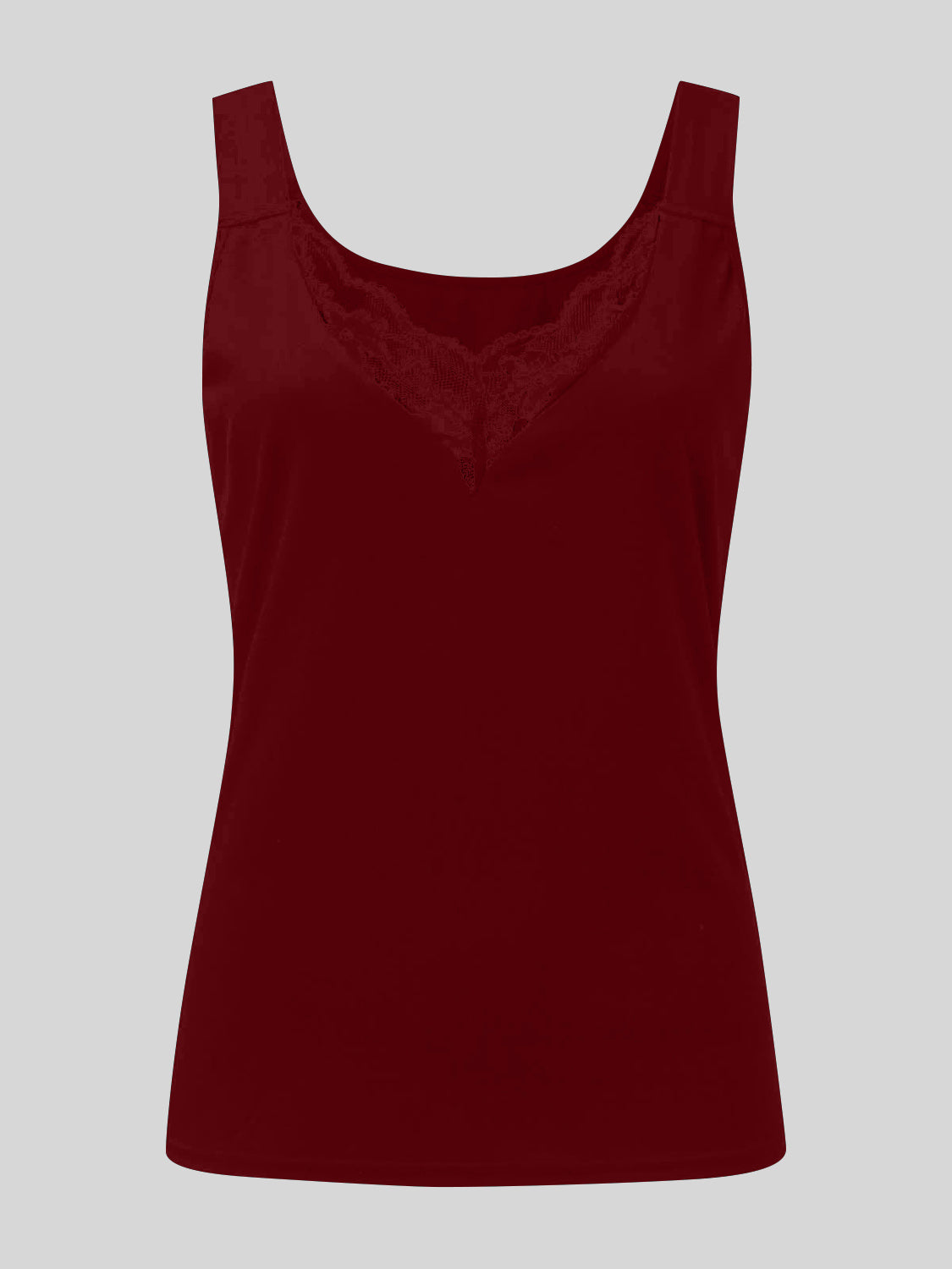 Full Size Lace Detail Sweetheart Neck Tank – product image 12