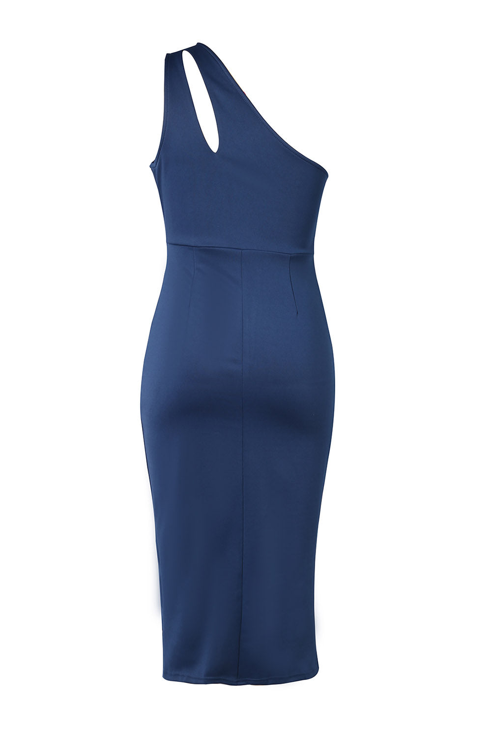 Ruched Cutout Single Shoulder Dress – product image 6