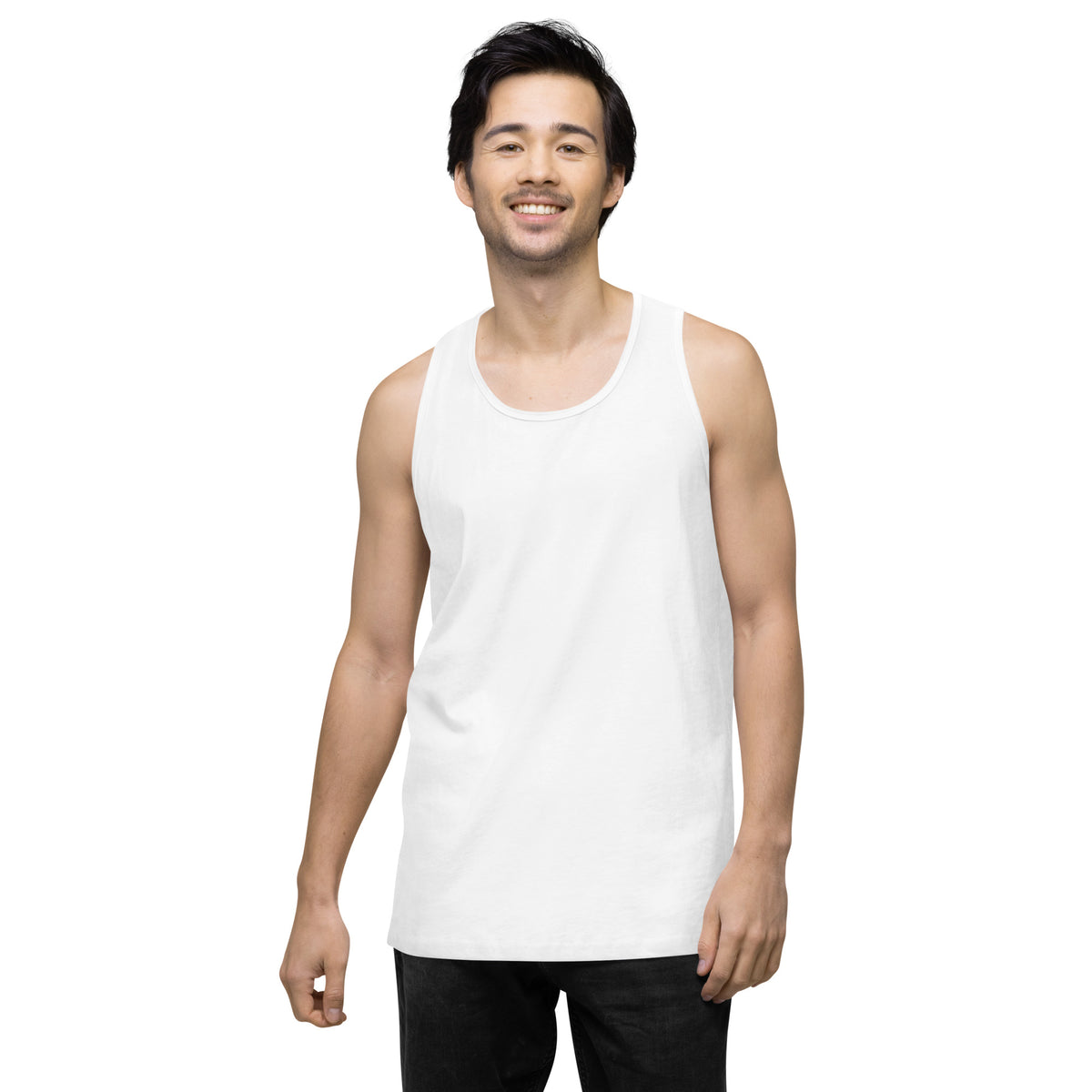 Who Do You Love Men’s premium tank top