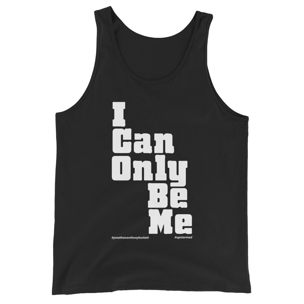 I Can Only Be Me Upstormed Tank Top in Black — front view