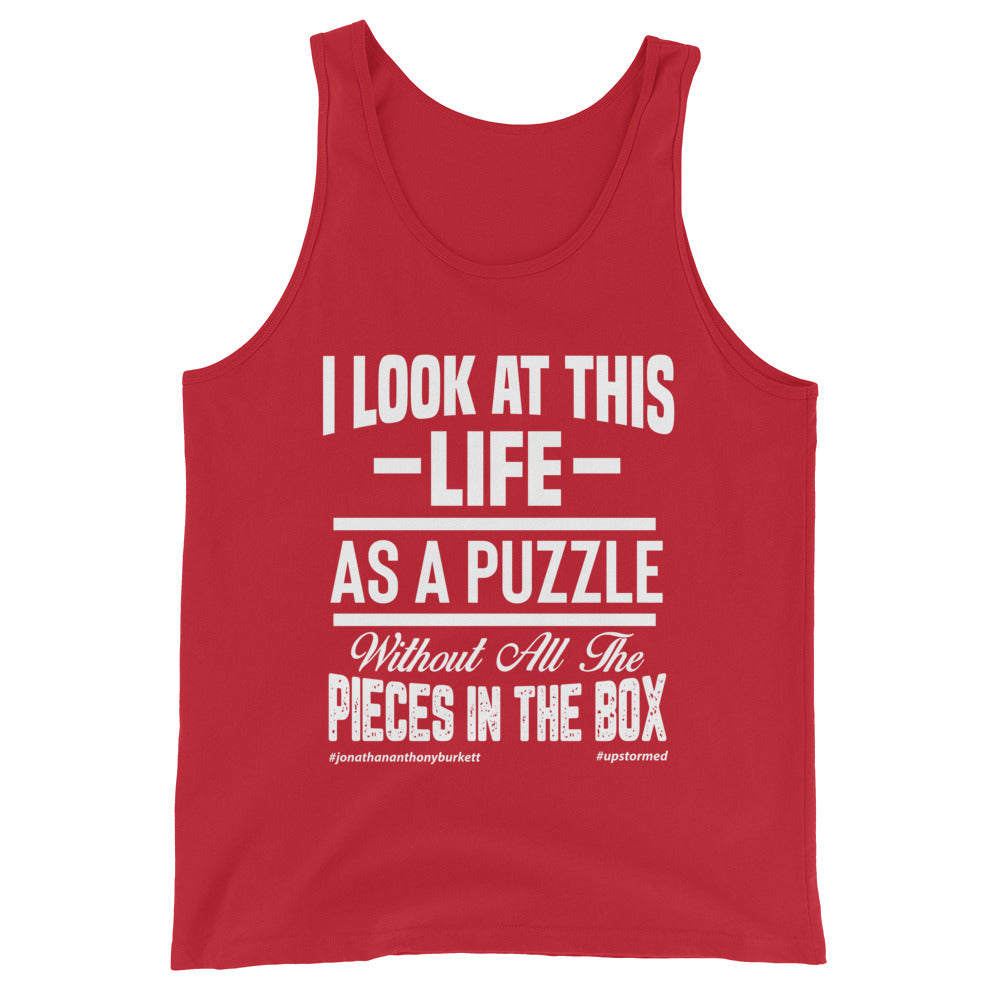 I Look At This Life As A Puzzle Upstormed Tank Top