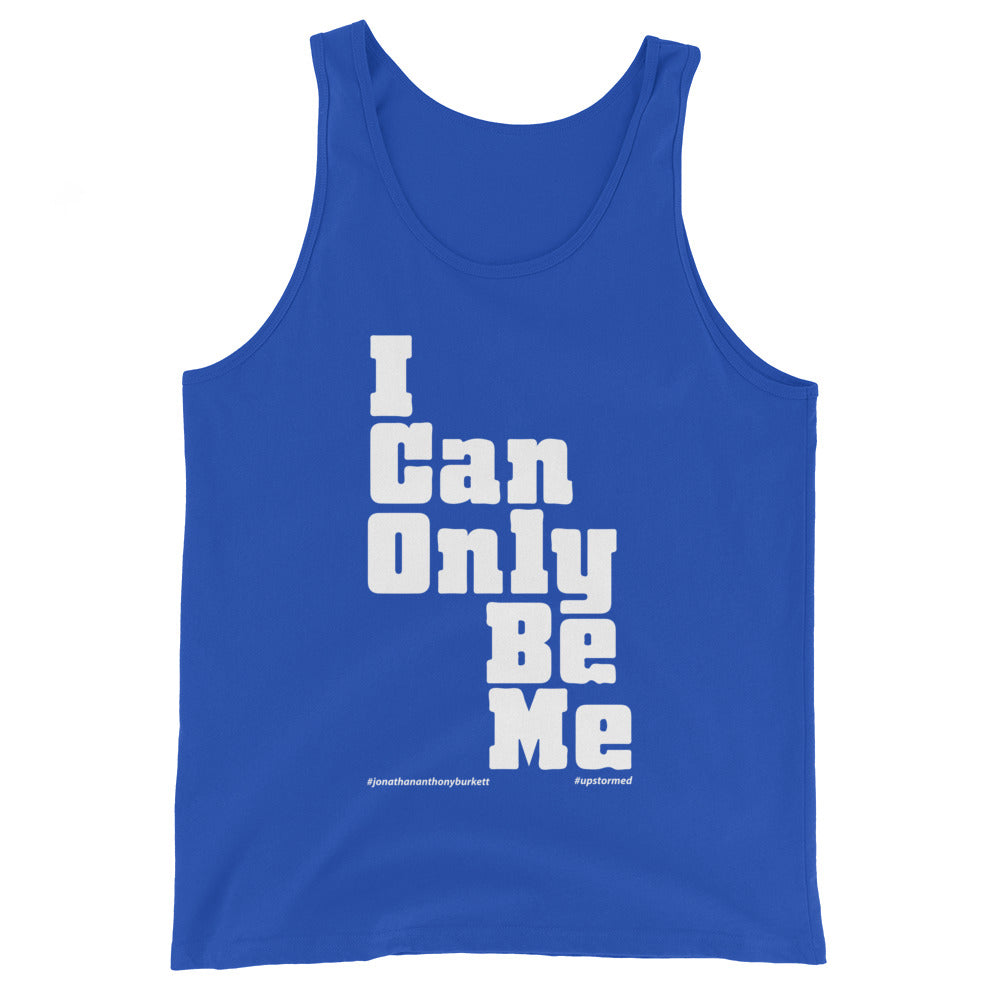 I Can Only Be Me Upstormed Tank Top in True Royal — front view