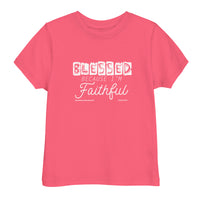 Blessed Because I'm Faithful Upstormed Kids T-Shirt