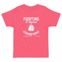 Fighting To Become Champions Kids Shirt