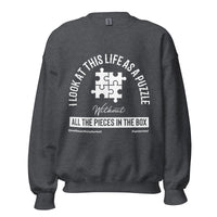 I Look At This Life As A Puzzle Upstormed Sweatshirt