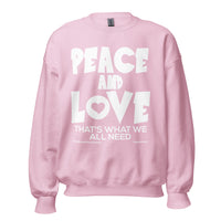 Peace And Love Upstormed Sweatshirt